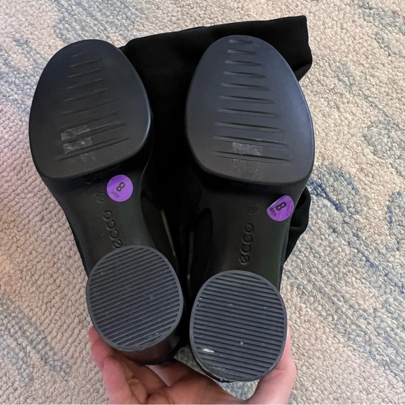 ECCO SHAPE SCULPTED MOTION 35 SLOUCHY HIGH-CUT BOOT ROUND HEEL SIZE 8 - Picture 6 of 9